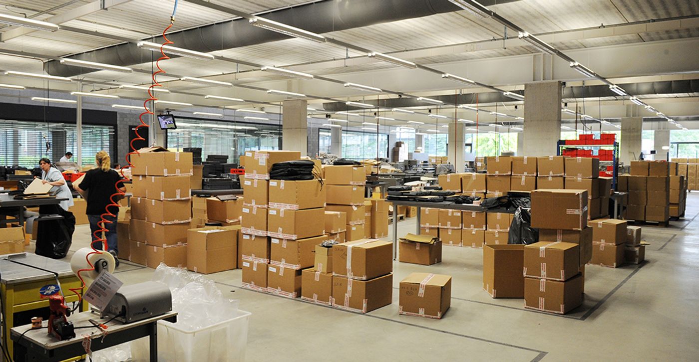 Auftragsvorbereitung und Logistik bei Plastoria
