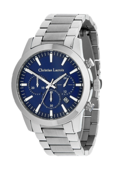 Chronograph Astrum Chrome / Navy – Christian Lacroix