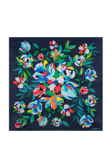 Silk scarf Paola Navy – Ungaro