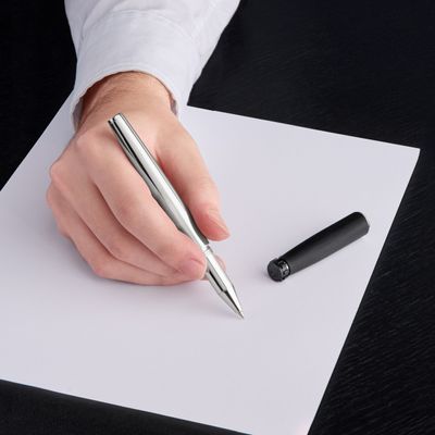 Rollerball pen Chronobike Chrome Black - 9
