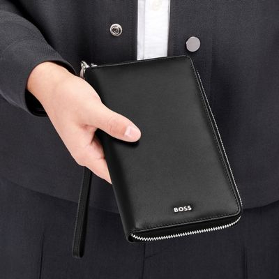 Travel wallet Classic Smooth Black - 7
