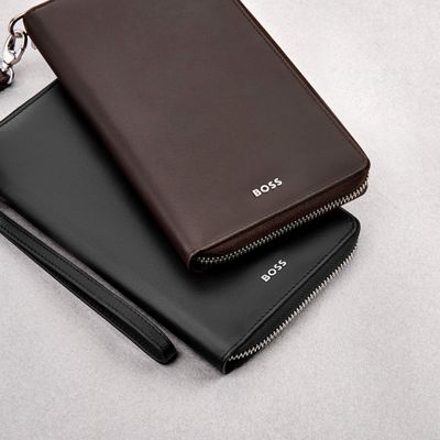 Travel wallet Classic Smooth Black - 8