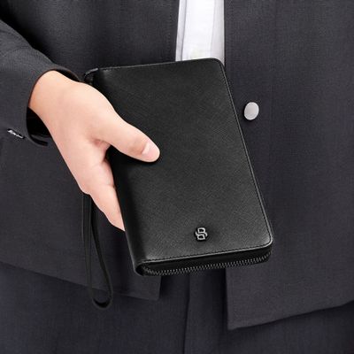 Travel wallet Double B Saffiano Black - 7