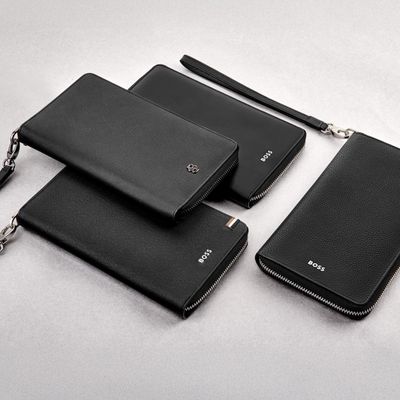 Travel wallet Double B Saffiano Grey - 8