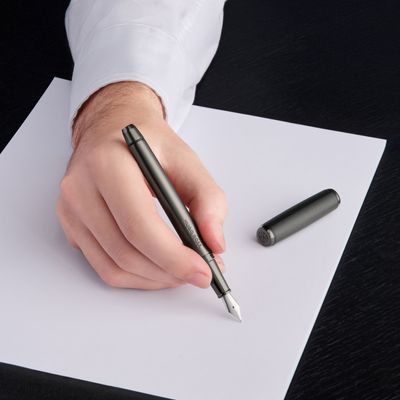 Fountain pen Pace Black & Gun - 10
