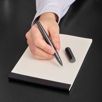 Rollerball pen Double B Saffiano Black - 7