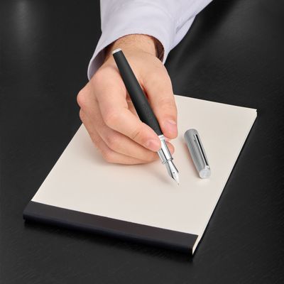 Fountain pen Illusion Arcade Black & Chrome - 10