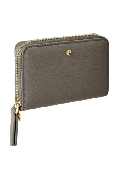 Zipped wallet Séraphine Taupe - 5