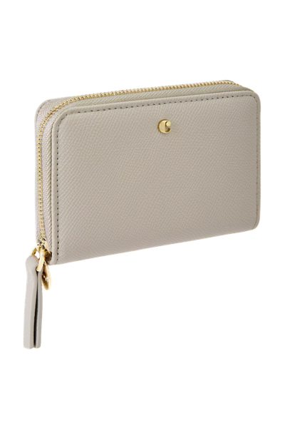 Zipped wallet Séraphine Light Grey - 5