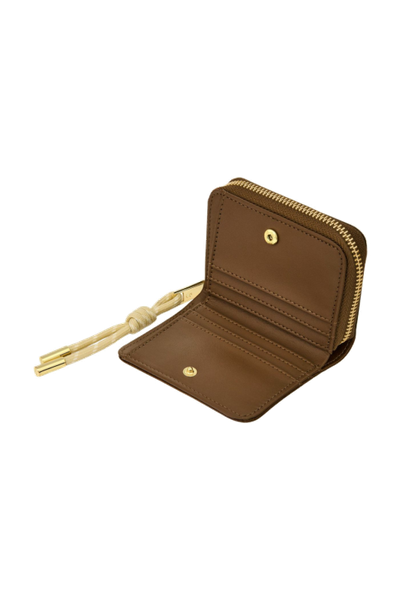 Card wallet with flap Philomène Camel - 5