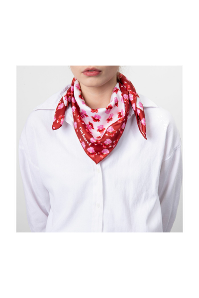 Scarf Hortense Bright Red - 3