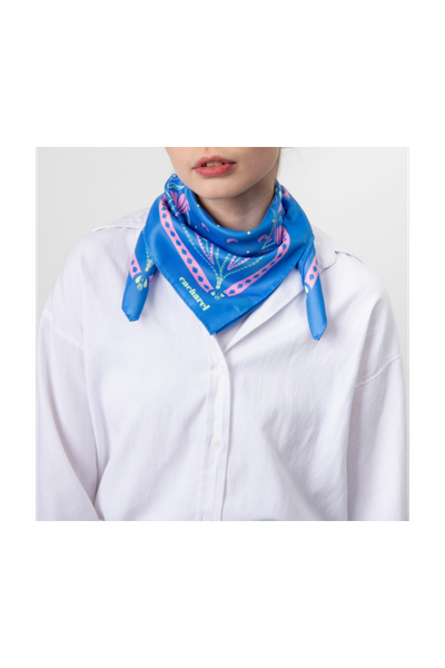 Scarf Alesia Bright Blue - 3