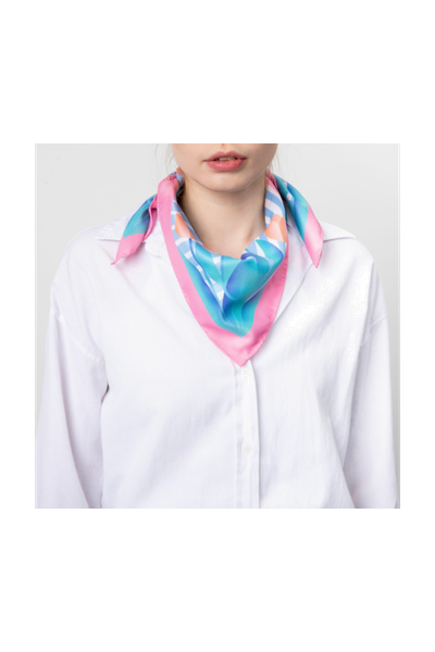 Scarf Alix Light Blue - 3