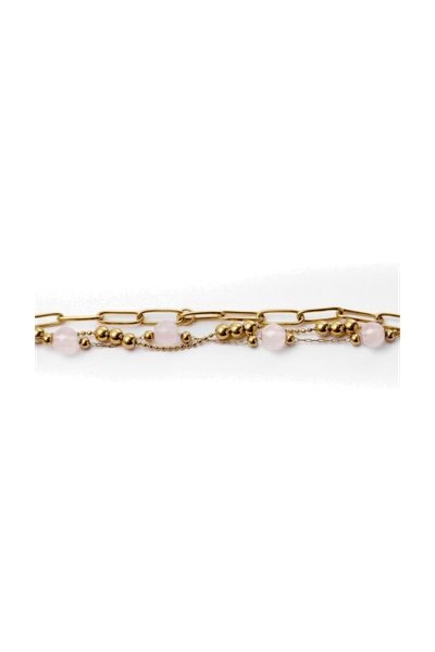 Bracelet Andrea Gold/pink - 3