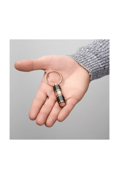 Key ring Bold Stripe Gun & Rosegold - 3