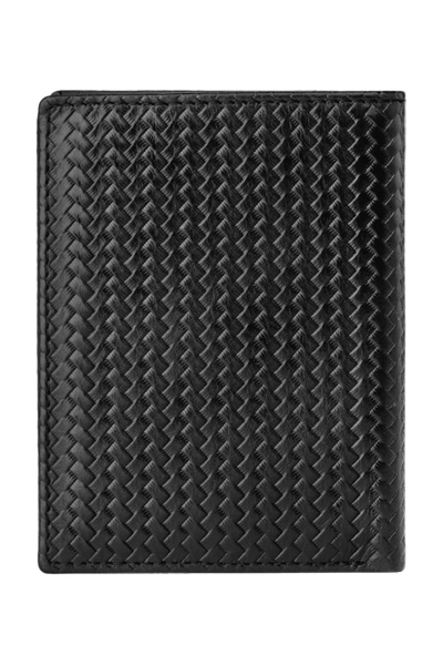 Folding card holder Interlace Black - 5
