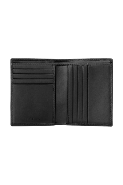 Folding card holder Interlace Black - 3