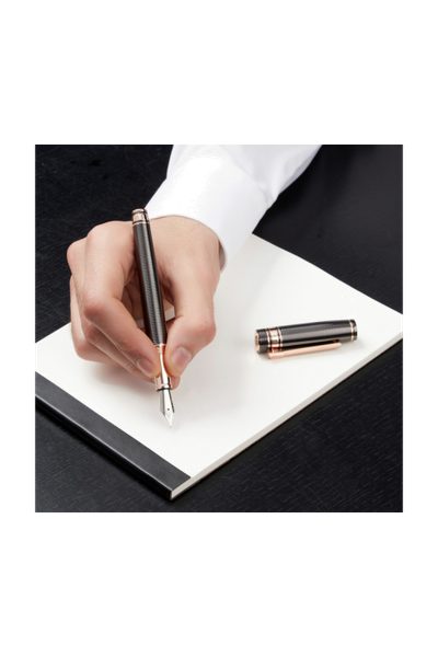 Fountain pen Bold Stripe Gun & Rosegold - 7