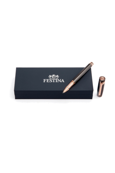 Rollerball pen Bold Stripe Gun & Rosegold - 9