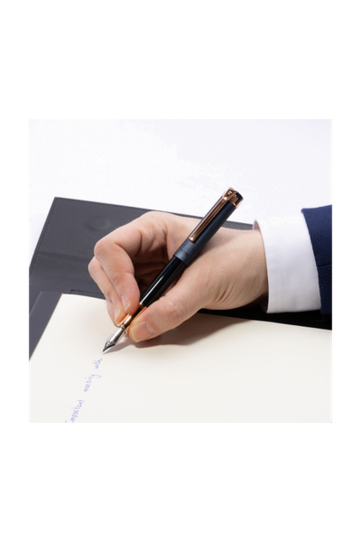 Fountain pen Prestige Rose Gold Navy - 5