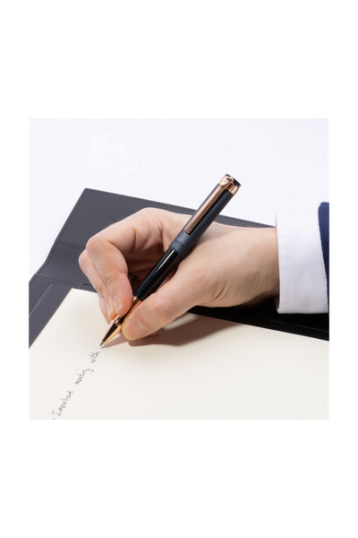Rollerball pen Prestige Rose Gold Navy - 5
