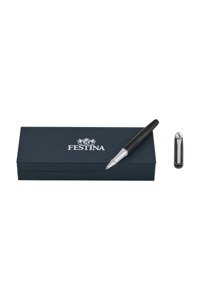 Rollerball pen Classicals Brushed Black & Chrome - 7