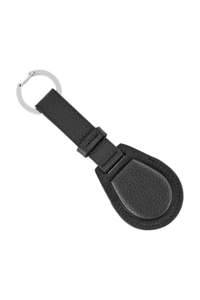Key ring with AirTag holder Classic Grained Black - 3