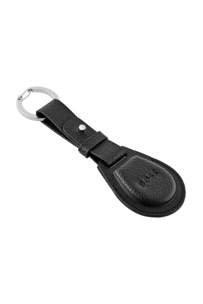Key ring with AirTag holder Classic Grained Black - 2
