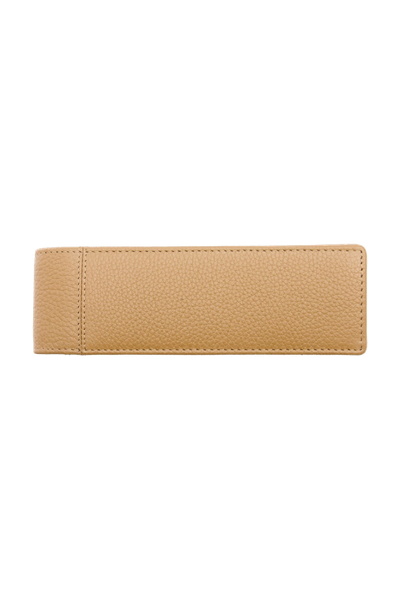 Double pen pouch Classic Grained Camel - 5