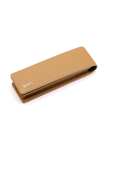 Double pen pouch Classic Grained Camel - 3