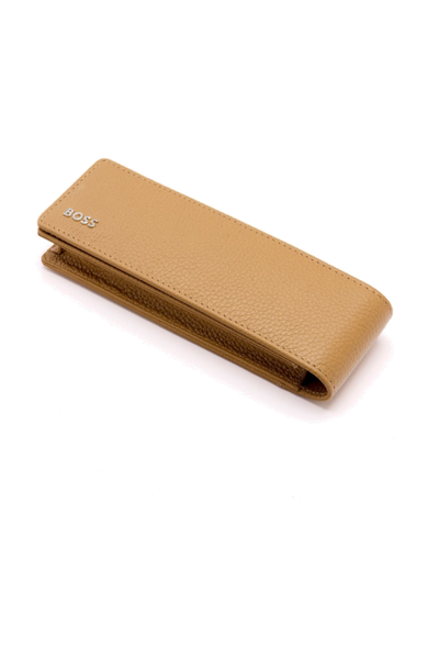 Double pen pouch Classic Grained Camel - 4