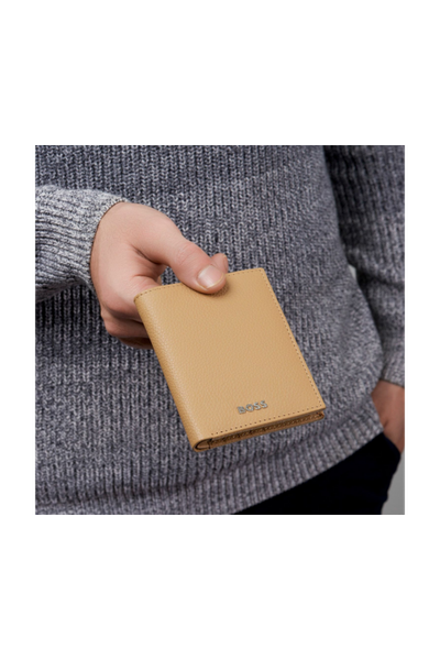 Folding card holder Classic Grained Camel - 5