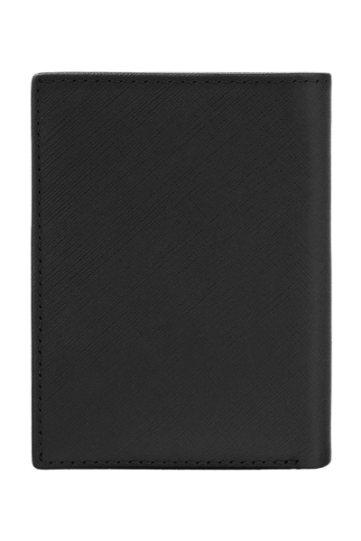 Folding card holder Double B Saffiano Black - 5