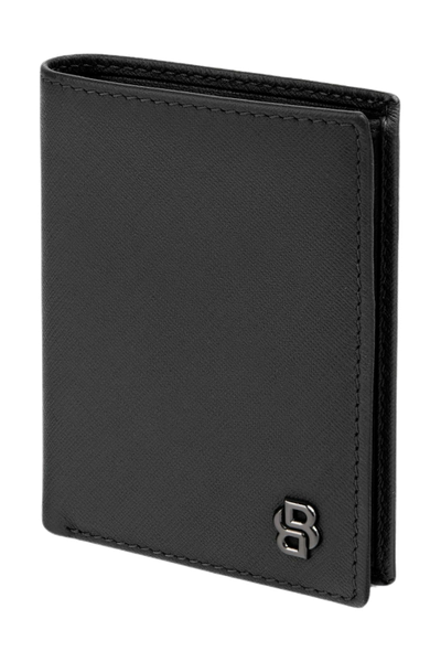 Folding card holder Double B Saffiano Black - 4