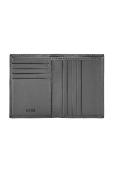 Folding card holder Double B Saffiano Grey - 3