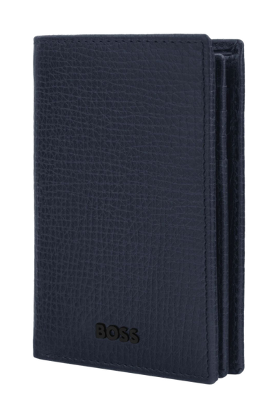 Card holder with flap Grid Navy - 6