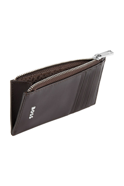 Card holder zip Classic Smooth Brown - 3