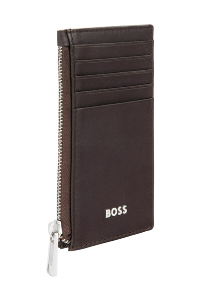 Card holder zip Classic Smooth Brown - 4