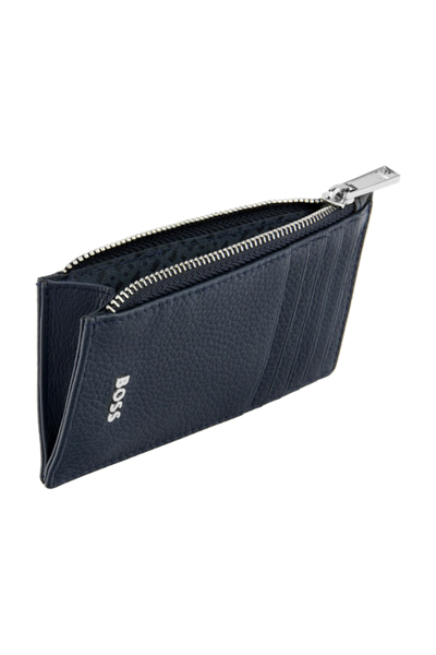 Card holder zip Classic Grained Navy - 3