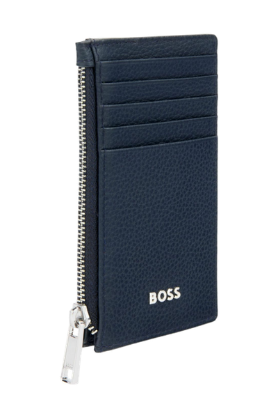 Card holder zip Classic Grained Navy - 4