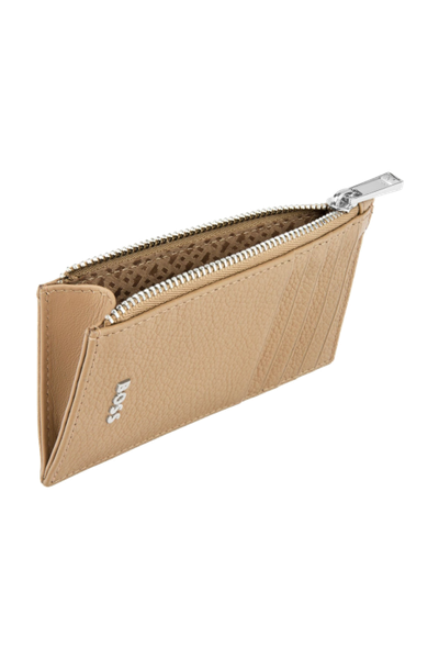 Card holder zip Classic Grained Camel - 3