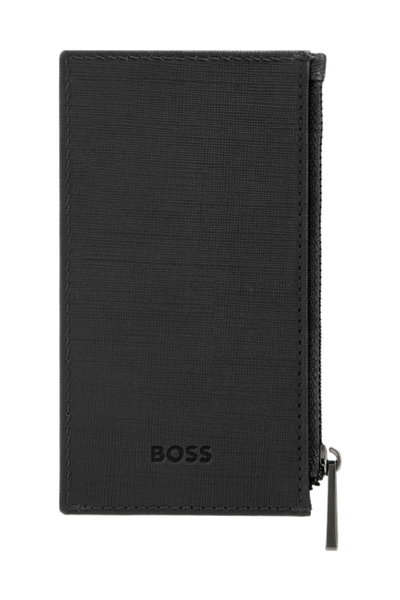 Card holder zip Double B Saffiano Black - 5
