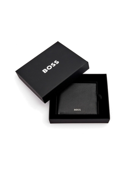 Money wallet with flap Classic Grained Black - 7