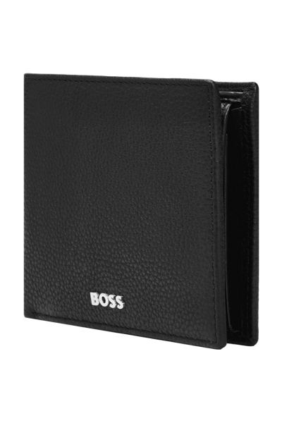 Money wallet with flap Classic Grained Black - 5