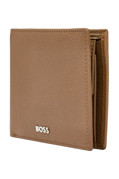 Money wallet with flap Classic Grained Camel - 5