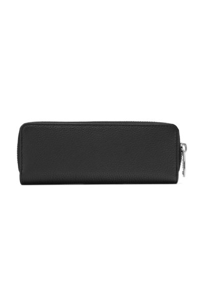 Zipped double pen case Classic Grained Black - 5