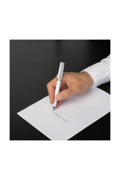 Ballpoint pen Gear Icon White - 4