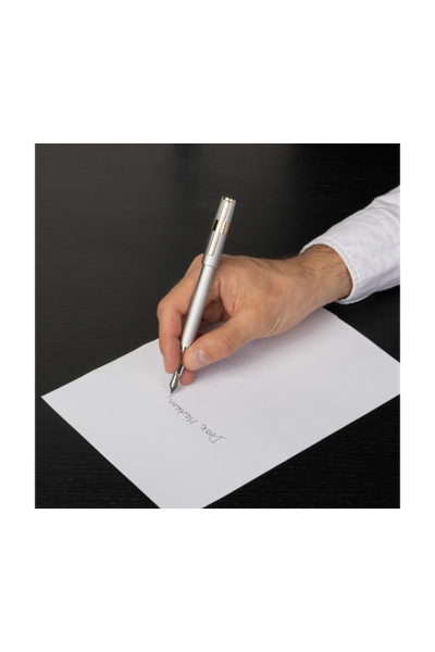 Fountain pen Gear Pinstripe Silver / Gold - 9