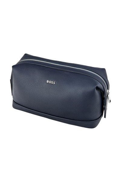 Toiletry Bag Classic Grained Navy - 4