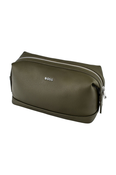 Toiletry Bag Classic Grained Khaki - 4
